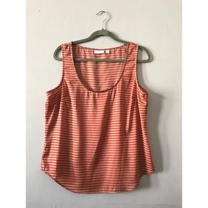 New York & Co Embellished Scoop Neck Popover Top